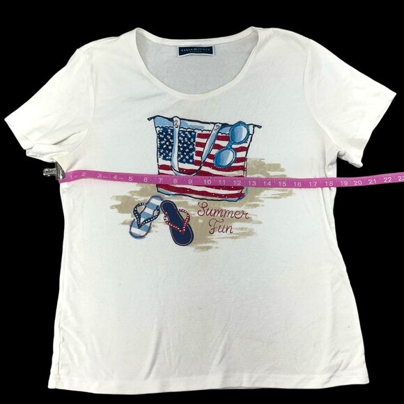 Karen Scott 4th of July Tee - Picture 5 of 6